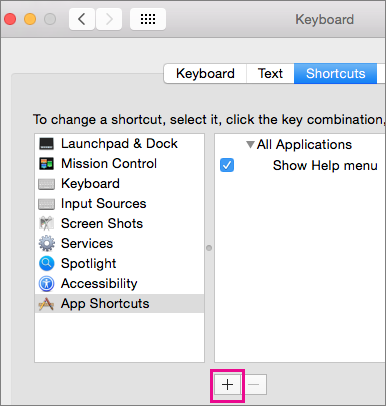 quick access keyboard shortcuts excel for mac